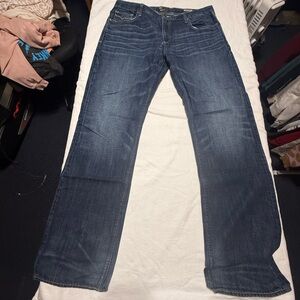 BKE Men’s Relaxed Fit Dark Blue Jeans